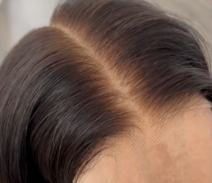 Monofilament top parting