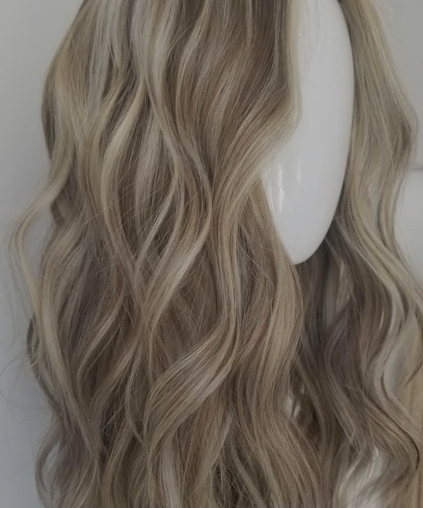 Custom coloured wig