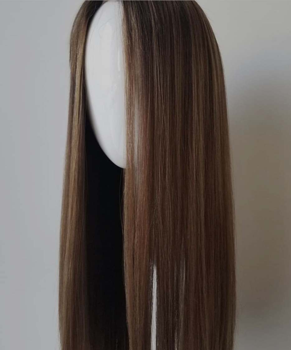 Custom coloured wig