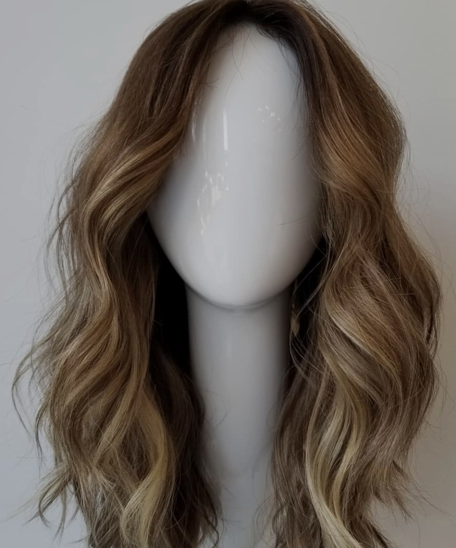 Custom coloured wig